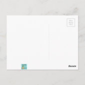 Mittelalterliche moderne Raute Postkarte (Rückseite)