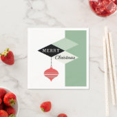 Mittelalterliche Moderne Retro Frohe Weihnachten Serviette (Beispiel)