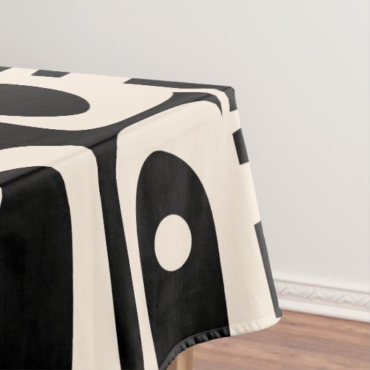 Mittelalterliche Moderne Retro Piquet Schwarz und Tischdecke (Beispiel)