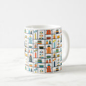 Mittelalterliche Moderne Retro Stilvolle Küchensch Kaffeetasse (VorderseiteRechts)