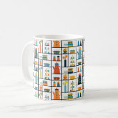 Mittelalterliche Moderne Retro Stilvolle Küchensch Kaffeetasse (Vorderseite Links)