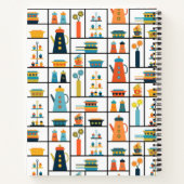 Mittelalterliche Moderne Retro Stilvolle Küchensch Notizblock (Rückseite)