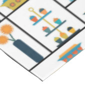 Mittelalterliche Moderne Retro Stilvolle Küchensch Tischdecke (Schrägansicht)