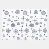 Mittelalterliche Moderne Retro Weihnachtsgeschicht Geschenkpapier Set (Vorderseite 3)