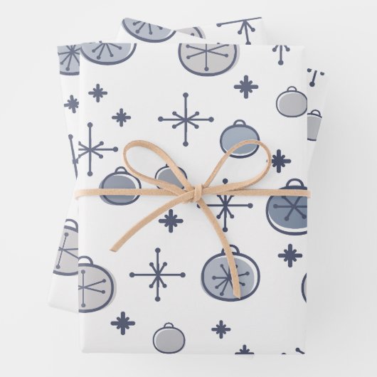 Mittelalterliche Moderne Retro Weihnachtsgeschicht Geschenkpapier Set (Beispiel)