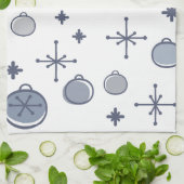 Mittelalterliche Moderne Retro Weihnachtsgeschicht Geschirrtuch (Gefaltet)