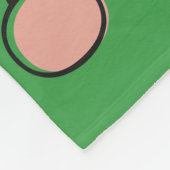 Mittelalterliche Moderne Retro Weihnachtszeit Grün Fleecedecke (Ecke)