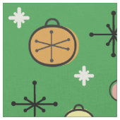 Mittelalterliche Moderne Retro Weihnachtszeit Grün Stoff (Nahaufnahme)