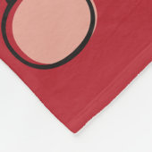 Mittelalterliche Moderne Retro Weihnachtszeit Rote Fleecedecke (Ecke)