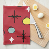 Mittelalterliche Moderne Retro Weihnachtszeit Rote Geschirrtuch (Viertel Falte)