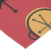Mittelalterliche Moderne Retro Weihnachtszeit Rote Tischdecke (Schrägansicht)