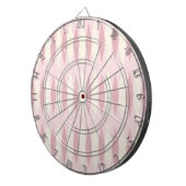 Mittelalterliche Moderne rosa Raute Dart Board Dartscheibe (Vorderseite rechts)