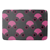 Mittelalterliche Moderne rosa und grau Badematte (Vorderseite)