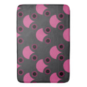 Mittelalterliche Moderne rosa und grau Badematte (Vorderseite Vertikal)