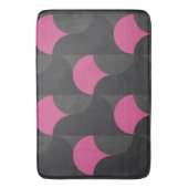 Mittelalterliche Moderne rosa und grau Badematte (Vorderseite Vertikal)