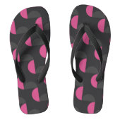 Mittelalterliche Moderne rosa und grau Badesandalen (Fußbett)