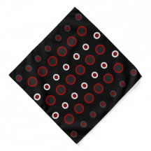 Mittelalterliche Moderne Rot, Schwarz und Grau