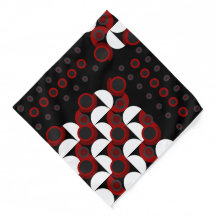 Mittelalterliche Moderne Rot, Schwarz und Grau