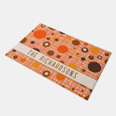 Mittelalterliche moderne rückwärts-Atompunkte Pers Fußmatte (Schrägansicht)