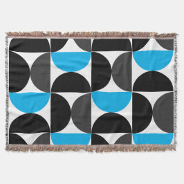 Mittelalterliche Moderne Schwarz Blau und Grau Decke