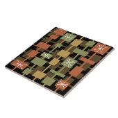 Mittelalterliche Moderne Schwarze mehrfarbig Fliese (Seite)