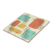 Mittelalterliche Moderne Sputnik mehrfarbig 1 Fliese (Seite)