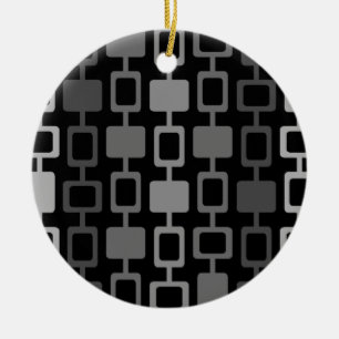 Mittelalterliche moderne Square Columns Black Gray Keramik Ornament
