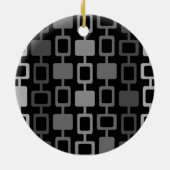 Mittelalterliche moderne Square Columns Black Gray Keramik Ornament (Hinten)