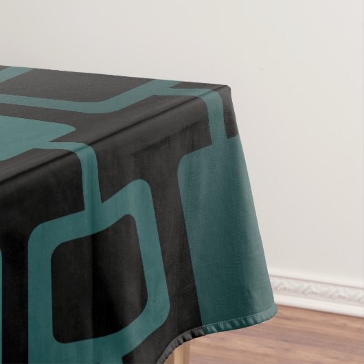 Mittelalterliche moderne Square Columns Schwarz Aq Tischdecke (Beispiel)