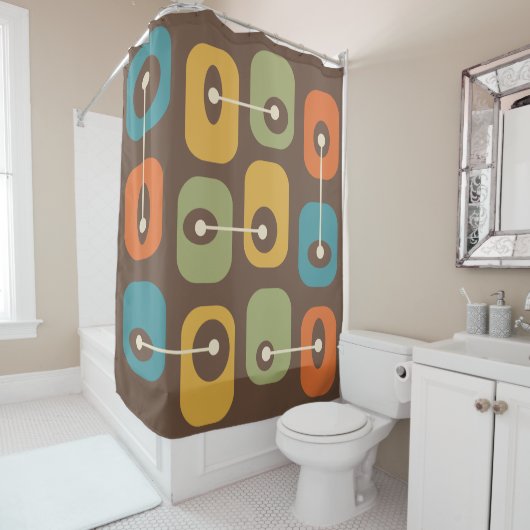 Mittelalterliche moderne Squishkuben Duschvorhang (Beispiel)