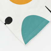 Mittelalterliche moderne Sternenmuster Fleecedecke (Ecke)