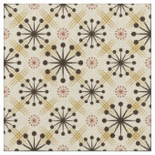 Mittelalterliche Moderne Sternexplosion Brawn Clay Stoff (Nahaufnahme)