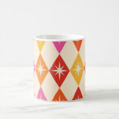 Mittelalterliche moderne Sternexplosionen auf Retr Kaffeetasse (Mittel)