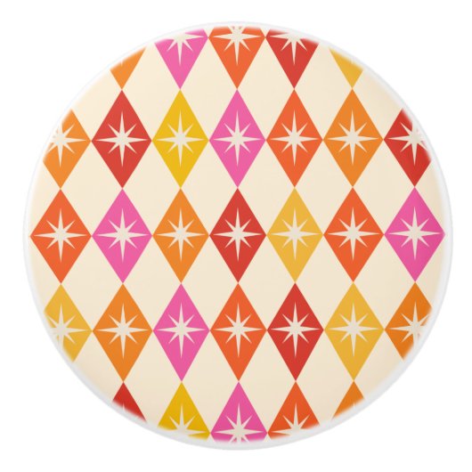 Mittelalterliche moderne Sternexplosionen auf Retr Keramikknauf (Vorderseite)