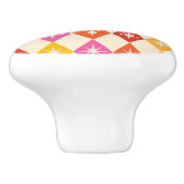 Mittelalterliche moderne Sternexplosionen auf Retr Keramikknauf (Seitenansicht)