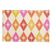 Mittelalterliche moderne Sternexplosionen auf Retr Kissenbezug (Rückseite)