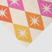 Mittelalterliche moderne Sternexplosionen auf Retr Seidenpapier (Detail)