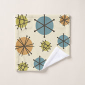 Mittelalterliche Moderne Sternexplosionen mehrfarb Badhandtuch Set (Waschlappen)