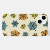 Mittelalterliche Moderne Sternexplosionen mehrfarb Case-Mate iPhone Hülle (Rückseite (Horizontal))