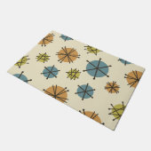 Mittelalterliche Moderne Sternexplosionen mehrfarb Fußmatte (Schrägansicht)