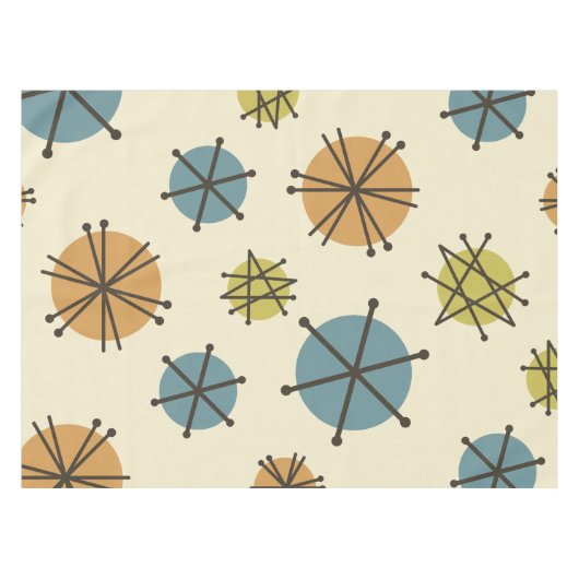 Mittelalterliche Moderne Sternexplosionen mehrfarb Tischdecke (Vorderseite (Horizontal))