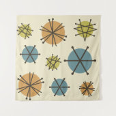 Mittelalterliche Moderne Sternexplosionen mehrfarb Wandteppich (Vorderseite (Horizontal))