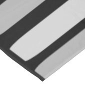 Mittelalterliche moderne Streifen Schwarz Tischdecke (Schrägansicht)