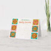 Mittelalterliche moderne Sun Faces Note Card Verti Dankeskarte (Vorderseite)