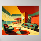 Mittelalterliche moderne Traumhaus ALD VERS. Poster (Vorne)