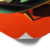 Mittelalterliche moderne Traumhaus ALD VERS. Poster (Ecke)