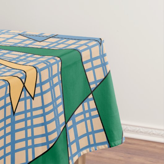 Mittelalterliche moderne Triangulation Abstrakte A Tischdecke (Beispiel)