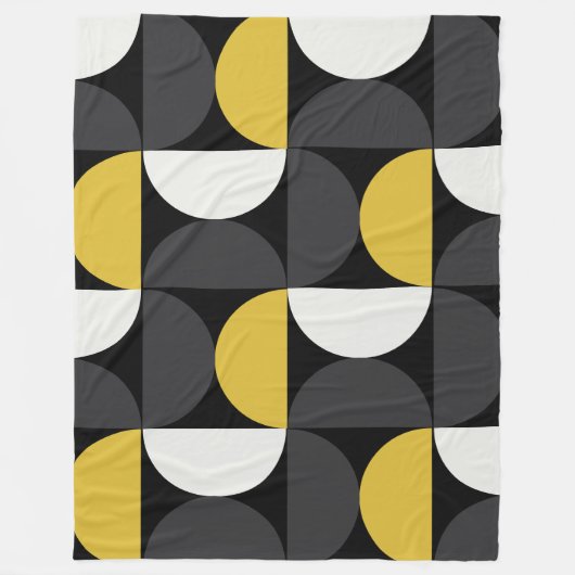 Mittelalterliche Moderne Turmerie und Gunmetall gr Fleecedecke (Vorderseite)