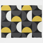 Mittelalterliche Moderne Turmerie und Gunmetall gr Fleecedecke (Vorderseite (Horizontal))