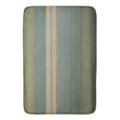 Mittelalterliche, moderne, verschmutzte Streifen d Badematte (Vorderseite Vertikal)